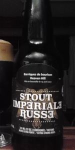 Stout Imperiale Russe - Heaven Hill Bourbon Barrel Aged