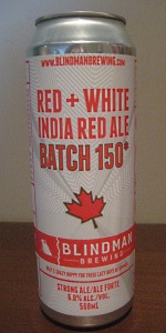 Red + White India Red Ale Batch 150*