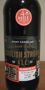 Stiff Upper Sip Bourbon Oak Aged English Strong Ale