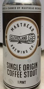 Single Origin Coffee Stout (Ethiopian Yirgacheffe)