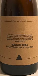 Sudachi Table