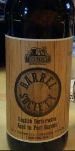 English Barleywine Aged In Port Barrels