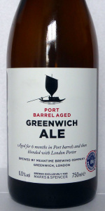 Marks & Spencer Port Barrel Aged Greenwich Ale
