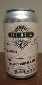 Railgrinder Pale Ale