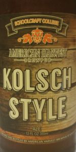 American Harvest Kolsch-Style