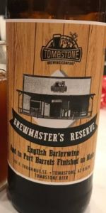 English Barleywine Aged In Port Barrels On Maple