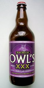 Owl's XXX Ruby Mild Ale