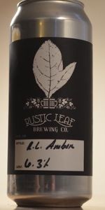 Rustic Leaf Amber