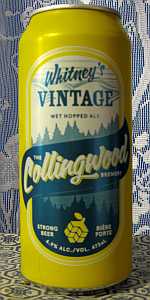 Whitney's Vintage Wet Hopped Ale