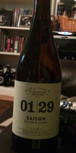 01|29 Saison (Oyster & Kombu)