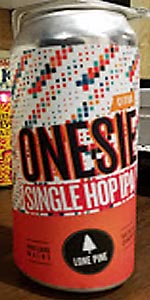 Onesie Single Hop IPA (Citra)
