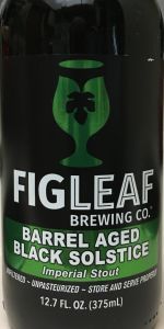 Barrel Aged Black Solstice