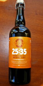 25:35 Bourbon Barrel Aged Imperial Stout