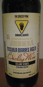 Tequila Barrel Aged Barley Wine