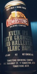 Kveik IPA with Grungeist Hallertau Blanc Hops