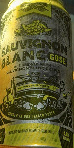 Tanker Truck Sour Series: Sauvignon Blanc Gose