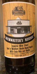 Imperial Milk Stout Aged In Woodford Double Oaked Barrels With Cocoa Nibs &