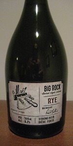 Barrel Aged Edition - Rye