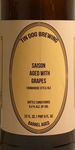 Saison Aged with Grapes