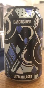 DANCING BIER GERMAN LAGER MAGIC ROCK BREWING 4 INCH DIAMETER BEER MAT 