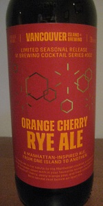 Orange Cherry Rye Ale