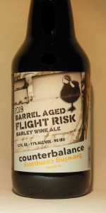 Flight Risk Barley Wine 3rd Anniversary