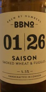 01|26 Saison (Smoked Wheat & Fuggles)