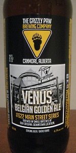 Venus Belgian Golden Ale