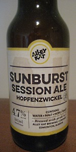 Sunburst Session Ale (Mosaic)