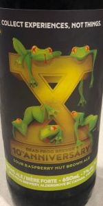 10th Anniversary Sour Raspberry Nut Brown Ale