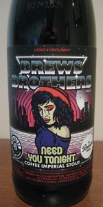Brews Brothers Need You Tonight