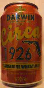 Circa 1926 Tangerine Wheat Ale