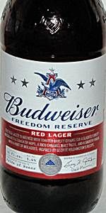 Budweiser Freedom Reserve Red Lager | Anheuser-Busch ...