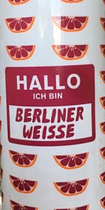 Hallo Ich Bin Berliner Weisse - Blood Orange