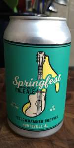 Springfest New England Style Pale Ale