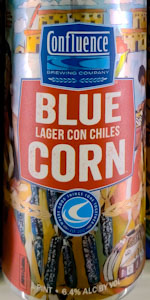 Blue Corn Lager Con Chiles
