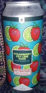 Strawberry Key Lime Gose