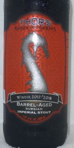 Thor's Reserve Series Barrel-Aged Russian Imperial Stout Winter 2017/2018