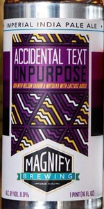 Accidental Text On Purpose