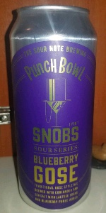 Punch Bowl Snobs: Blueberry Gose