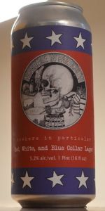 Red, White, and Blue Collar Lager