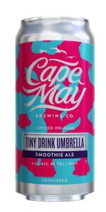 Tiny Drink Umbrella: Raspberry and Blueberry