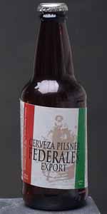 Cerveza Pilsner Federales Export
