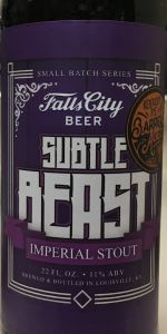 Subtle Beast - Kentucky Rye Barrel Aged