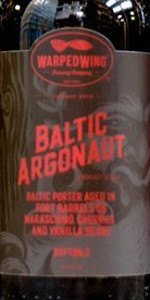 Baltic Argonaut - Port Barrel-Aged - Cherries And Vanilla