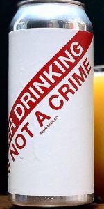 Beer Drinking Is Not A Crime