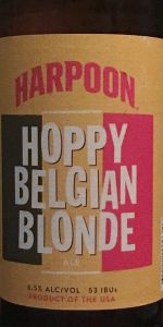 Hoppy Belgian Style Blonde