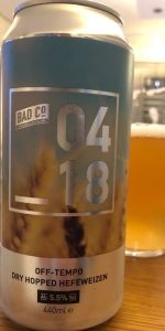04_18 Off-Tempo Dry Hopped Hefeweizen