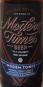 Modem Tones - Jamaican Rum Barrel-Aged - Cocoa And Raspberries