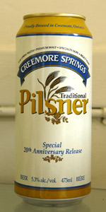 Creemore Springs Traditional Pilsner